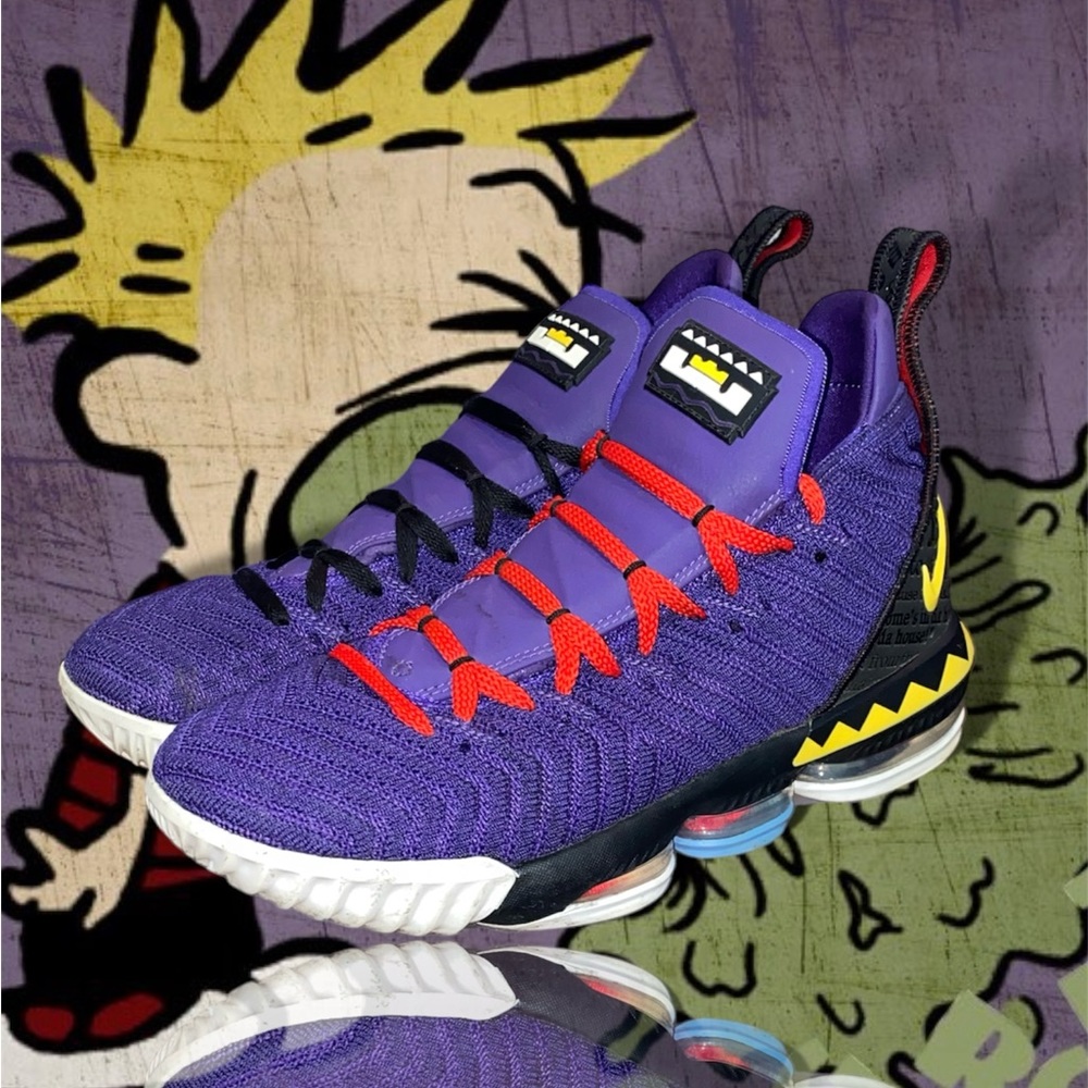 lebrons purple and black